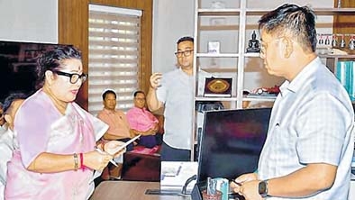BJP's Sharda files nomination