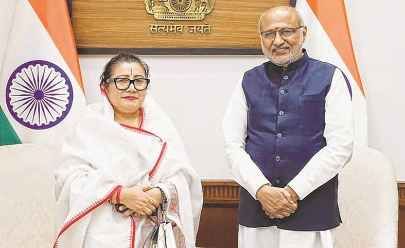 Sharda sworn in as Rajya Sabha Member
