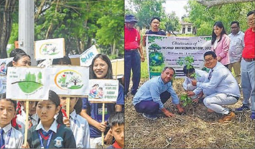 World Environment day observed across Manipur with massive plantation drives and awareness campaigns
