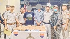 Over 28 Kg opium, 1.4 Kg brown sugar seized, four held