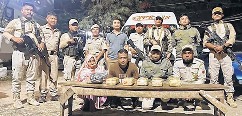 Two cops held with over 6 Kg WY tablets at Kangpokpi