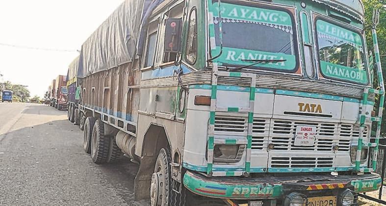 Communication gap strands more trucks at Jiri