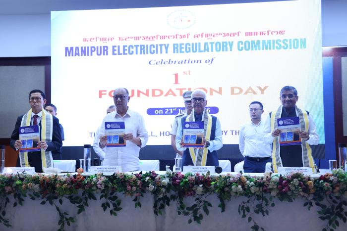 Governor of Manipur, Ajay Kumar Bhalla at 1st Foundation Day celebration of Manipur Electricity Regulatory Commission (MnERC)