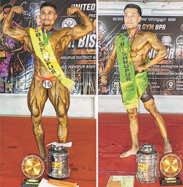 16th Mr Bishnupur N Pritam claims both junior and senior Bodybuilding titles