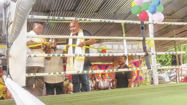 Premkumar Boxing Academy's boxing ring inaugurated