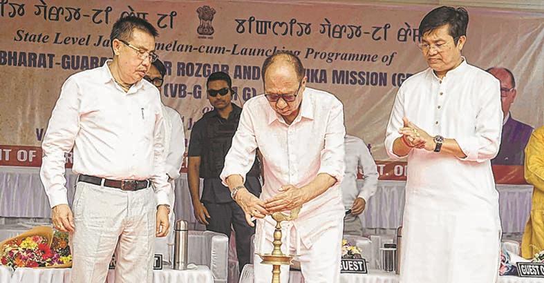 Chief Minister Yumnam Khemchand announces 125 days of employment
