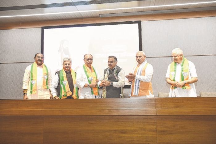 CM attend BJP Organisational Meeting
