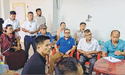 COCOMI team inspects Jiribam Hospital, relief camp