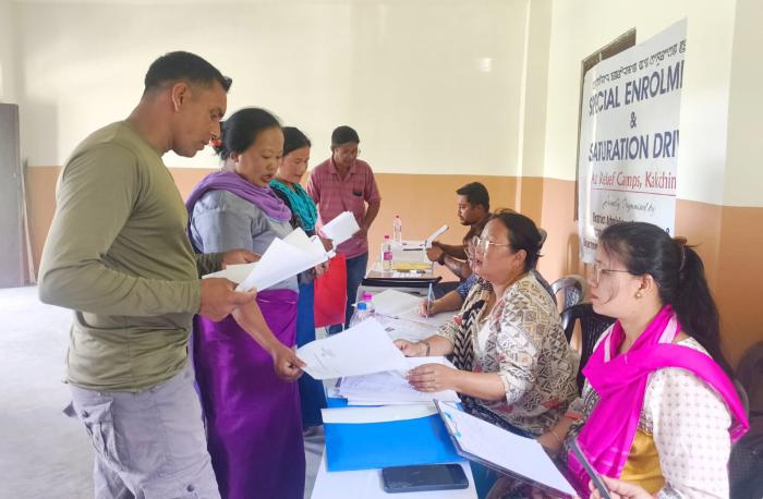 Special enrolment drive held for IDPs in Kakching to expand welfare coverage
