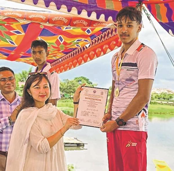 Naorem James seals 500 m kayak gold at 1st Bishnupur Olympic Games 2026