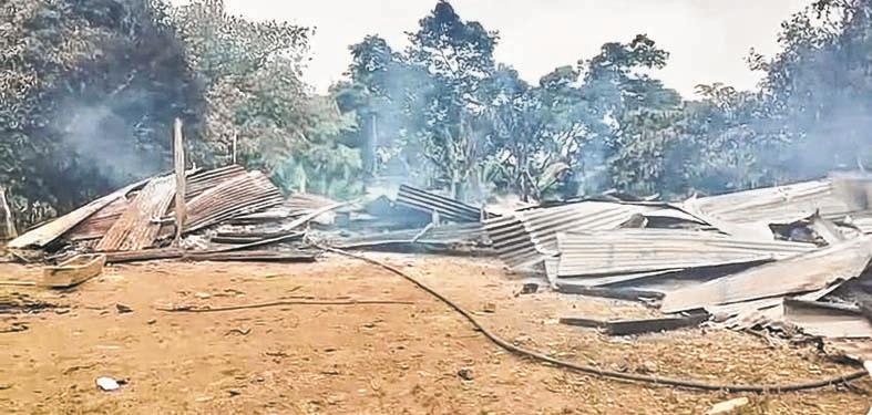 Laikot village attacked, burnt down