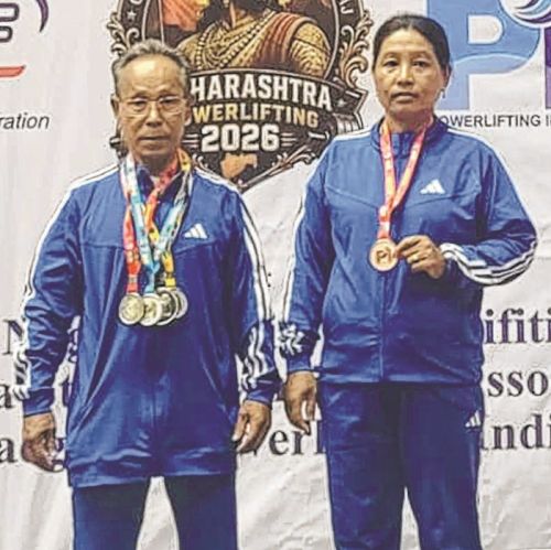 Kangjam Kirankumar, Huidrom Suni make podium finishes at Masters' Powerlifting Nationals