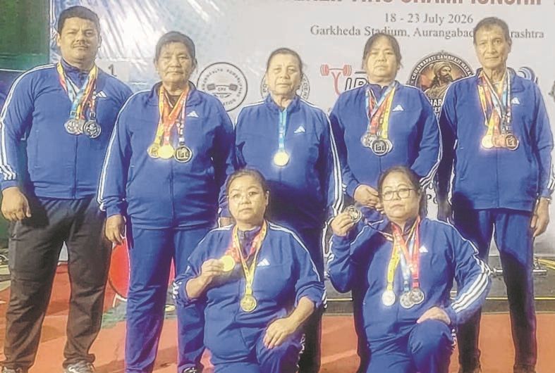 T Sovini, Th Kunjarani and K Ibemhal clinch gold at Powerlifting Nationals