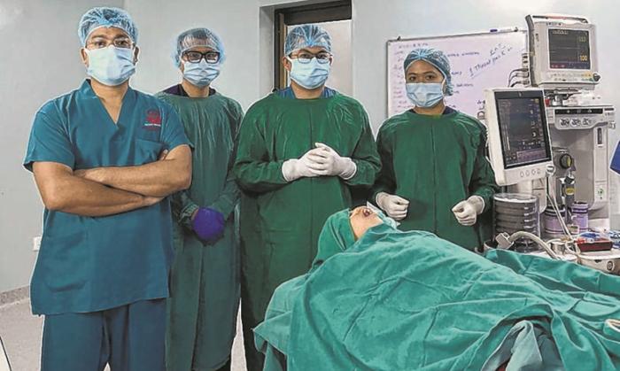SHRI sets right dental problem of child