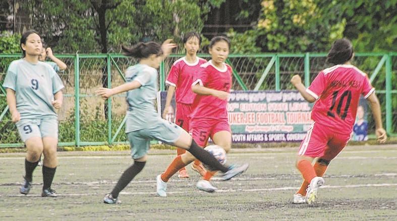 State Subroto Cup : Meitei Mayek High School, Langjing High School script landslide wins
