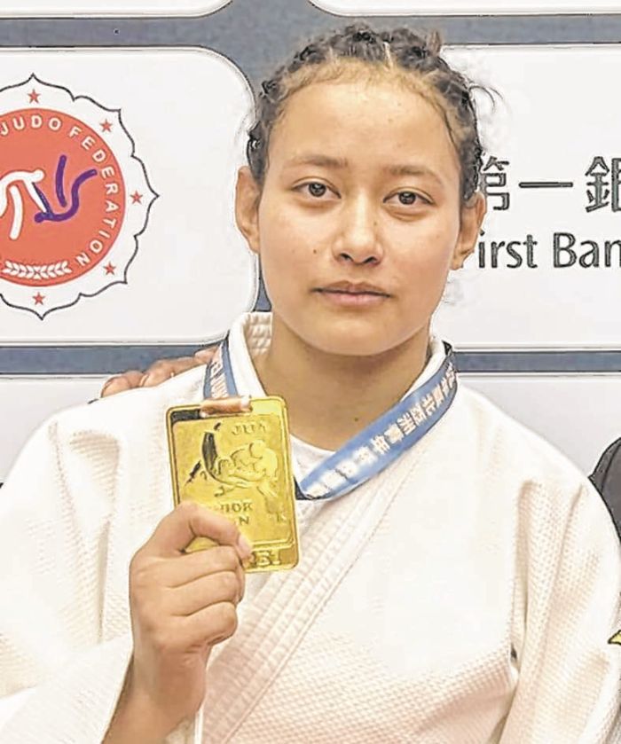 Taibanganbi settles for silver at Junior Asian Judo C'ship