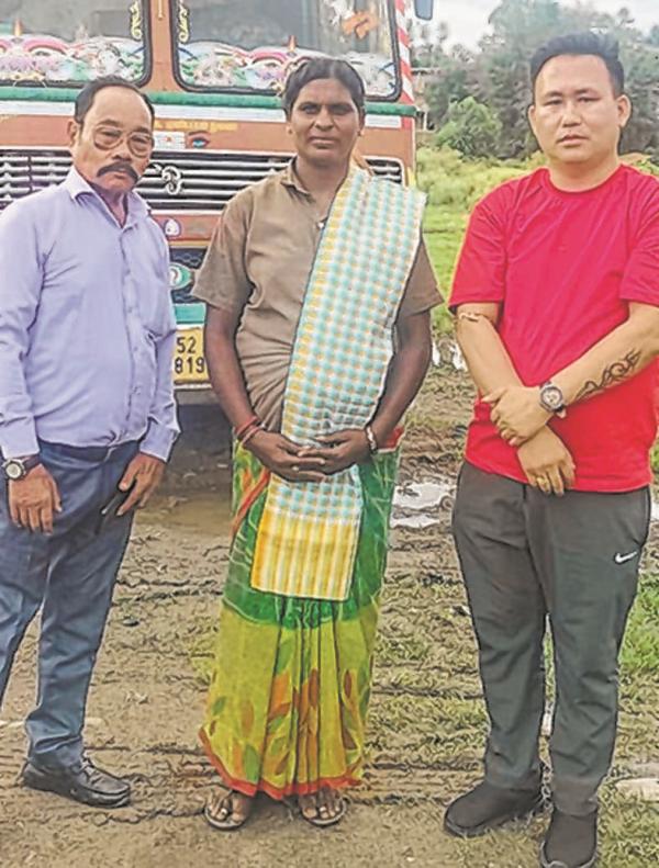 Woman driver feted