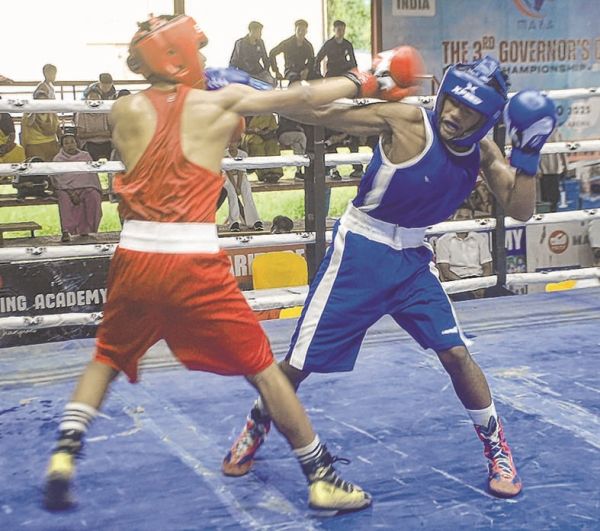 State Level Boxing Championship : Pangambam Nebison wins U17 Boys -80 kg category title