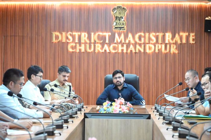 District Administration Reviews Independence Day Preparations in Churachandpur