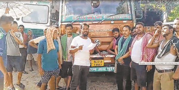 Driver's death triggers truckers to halt transport