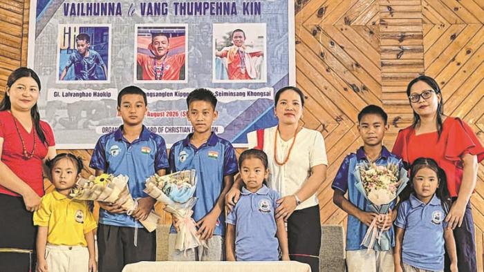 Kangpokpi Christian Church fetes young football prodigies