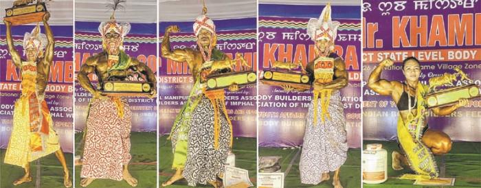 Inter District State Level Body Building Contest Khumukcham Warren crowned Mr Khamba 2026