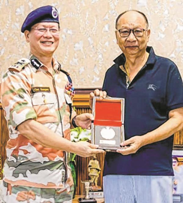 Inspector General of Indo-Tibetan Border Police (ITBP) Clay Khongsai