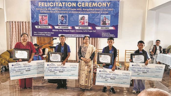 Dy CM Nemcha Kipgen honours Kangpokpi's sporting icons