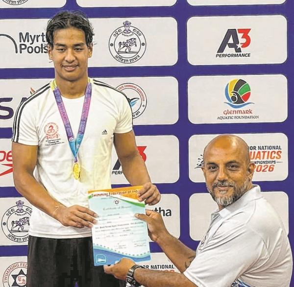 Junior Aquatics Nationals Laitonjam Lanchenba clinches second gold