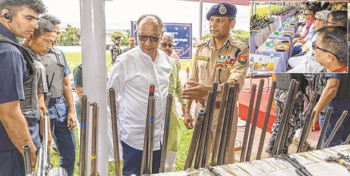 Arms recovered between Feb 5 and Aug 11 showcased