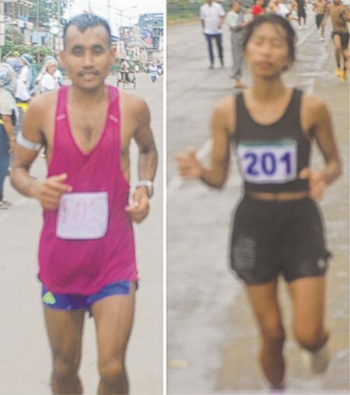 Romajit, Sophiya fastest in Athoubasingee Khongul Leeba 1st State Level Half Marathon