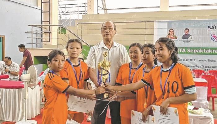 YASTA-A emerge champions of ASMITA Sepaktakraw League in Thoubal