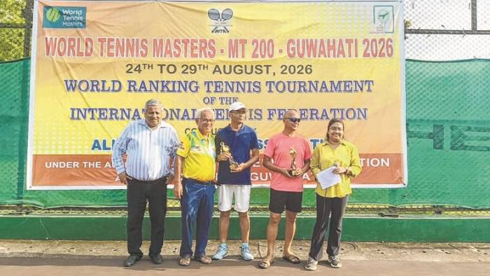 Premjit, Dilip secure 35+ and 65+ singles titles at World Tennis Masters MT200 in Guwahati