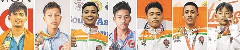 KYPC felicitates fencer, karatekas who shone at international competitions