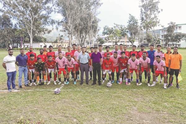 AR hosts friendly football match at Pallel