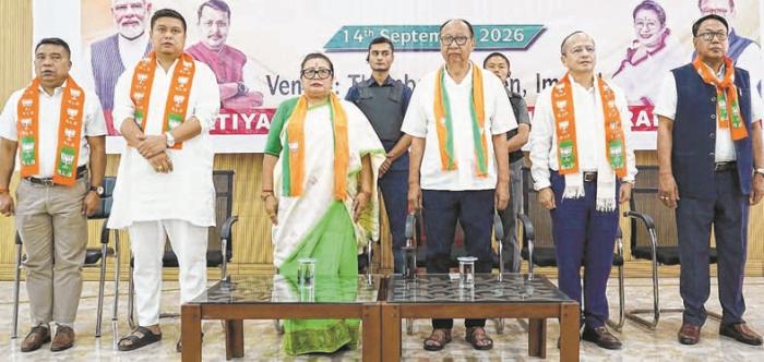 BJP only party working to restore peace, unity : CM