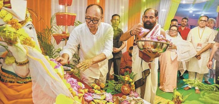 5 days Ganesh Puja kicks off at Iboyaima Shanglen