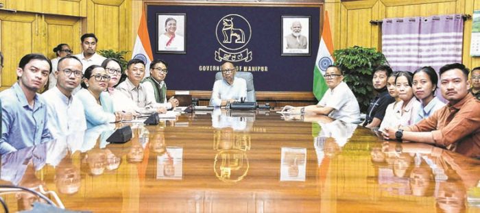 CM interacts with students listed for skill training at IIT Madras