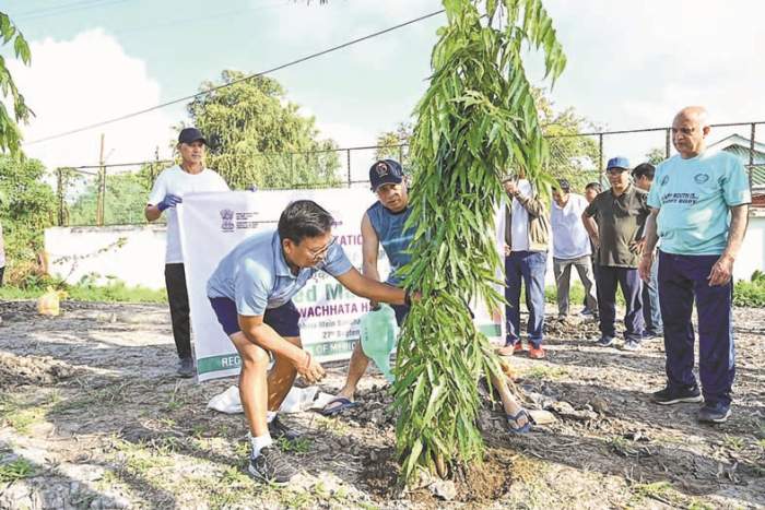 RIMS organises tree plantation drive, health camp