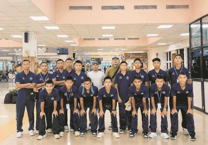 Sainik School Imphal U17 Boys team head to New Delhi for 65th Subroto Cup
