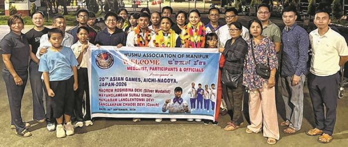 Asian Games Wushu athletes return to warm reception