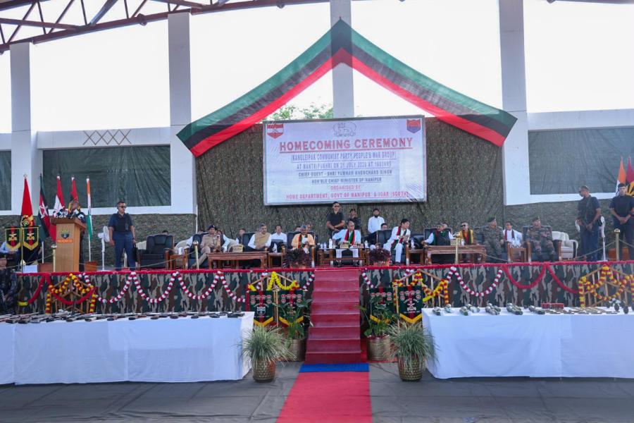 'Homecoming Ceremony' for KCP-PWG cadres at Mantripukhri Garrison, Hqs IG Assam Rifles (South) :: July 21, 2026