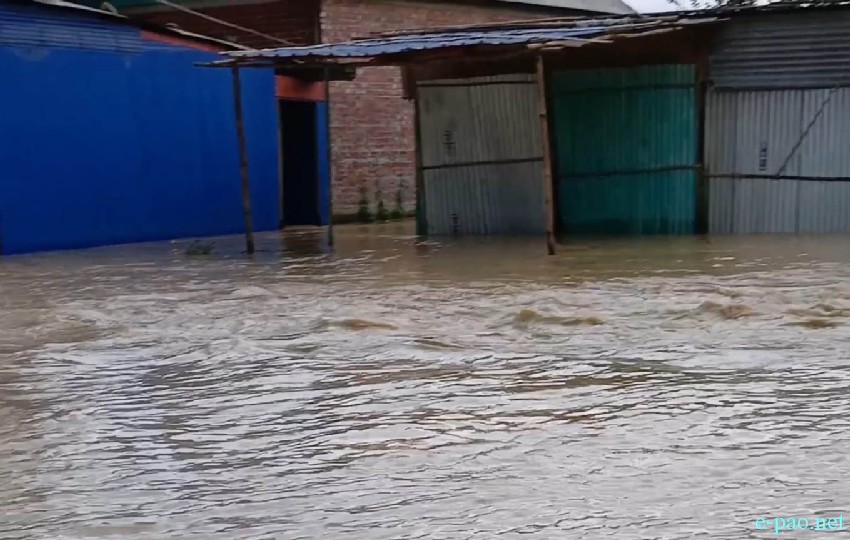Flood affected area in Thoubal District, Manipur :: 15th September 2025
