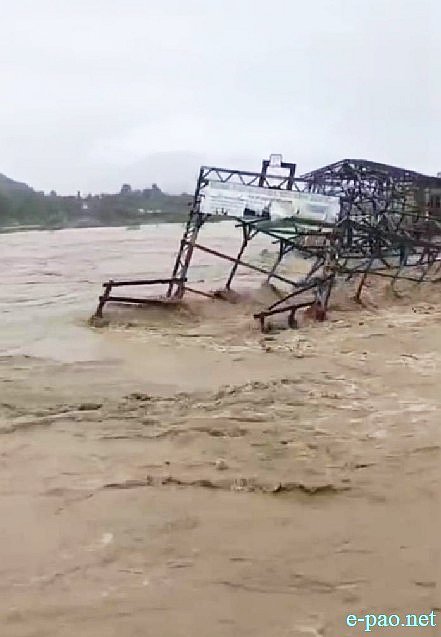 Flood affected area in Thoubal District, Manipur :: 15th September 2025