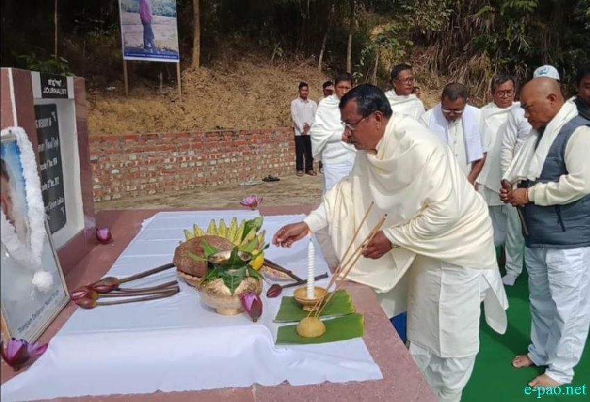 13th Death Anniversary of Thangjam Dwijamani (Nanao) Singh at Cheiraoching, Imphal :: 23rd December 2025