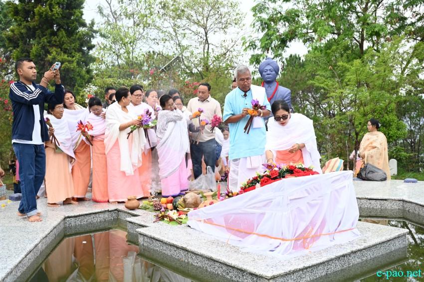 Rich tributes paid to martyrs at the Manipur Martyrs' Complex at Cheiraoching memorial complex :: 13th April 2026