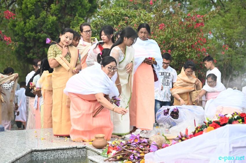 Rich tributes paid to martyrs at the Manipur Martyrs' Complex at Cheiraoching memorial complex :: 13th April 2026