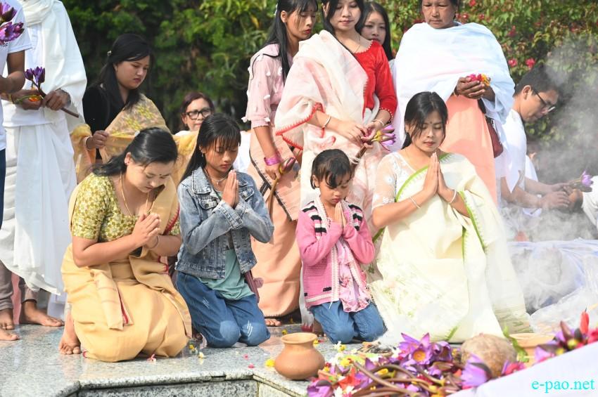 Rich tributes paid to martyrs at the Manipur Martyrs' Complex at Cheiraoching memorial complex :: 13th April 2026