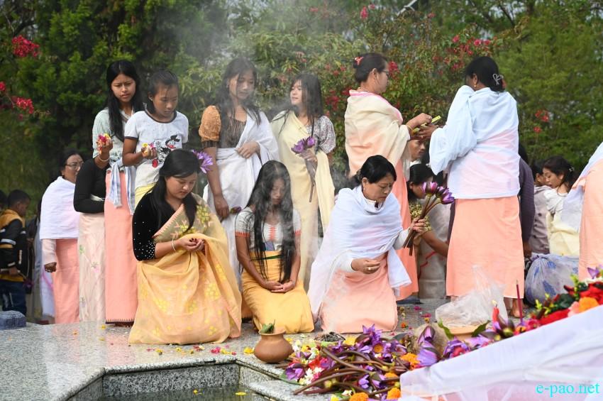 Rich tributes paid to martyrs at the Manipur Martyrs' Complex at Cheiraoching memorial complex :: 13th April 2026