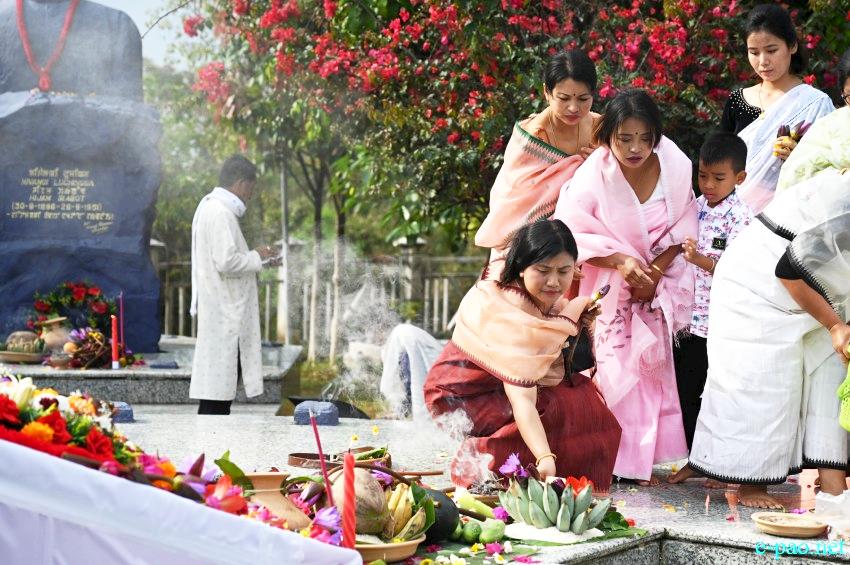 Rich tributes paid to martyrs at the Manipur Martyrs' Complex at Cheiraoching memorial complex :: 13th April 2026